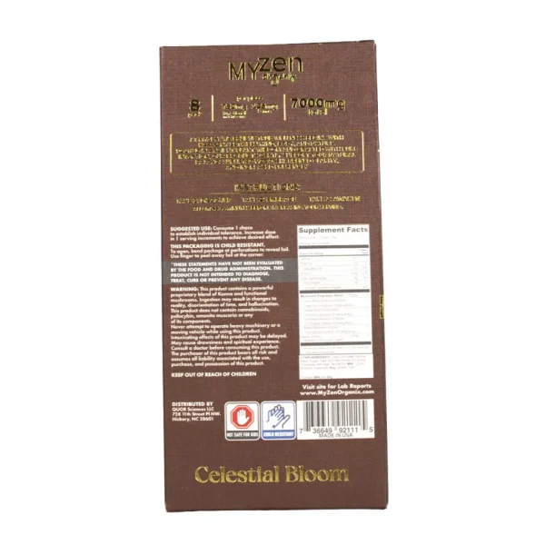 Dark Choco Celestial Bloom back side image Dark Choco Celestial Bloom back side image