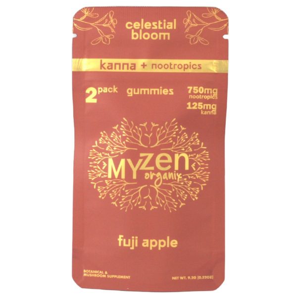 MyZen Organix Celestial Bloom Kanna+ Infused Edibles 2pk - Fuji Apple MyZen Organix Celestial Bloom Kanna+ Infused Edibles 2pk - Fuji Apple