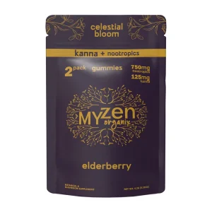 MyZen Organix Celestial Bloom Kanna Nootropics Elderberry 2pk