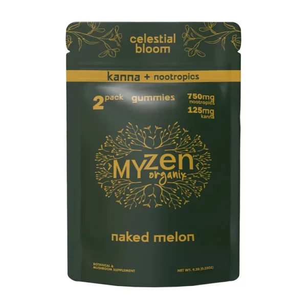 MyZen Organix Celestial Bloom Kanna Nootropics Naked Melon 2pk MyZen Organix Celestial Bloom Kanna Nootropics Naked Melon 2pk