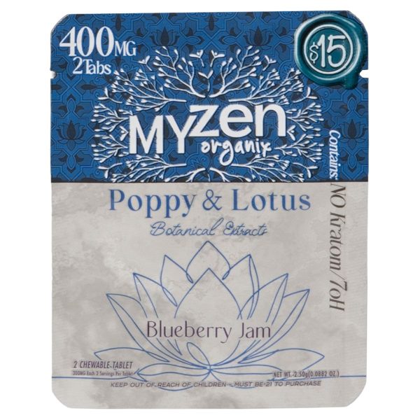 MyZen Organix Poppy & Lotus 2pk - Blueberry Jam MyZen Organix Poppy & Lotus 2pk - Blueberry Jam