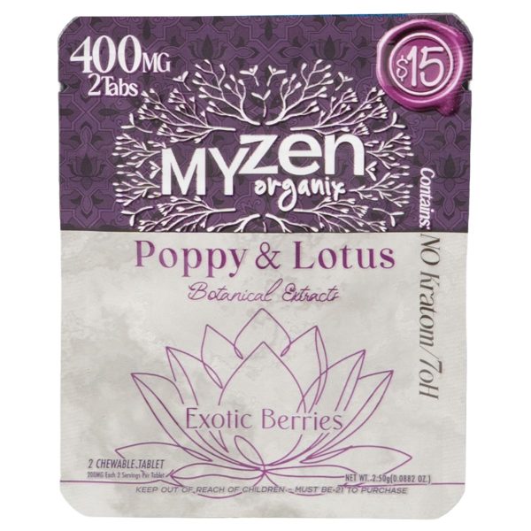 MyZen Organix Poppy & Lotus 2pk - Exotic Berries MyZen Organix Poppy & Lotus 2pk - Exotic Berries