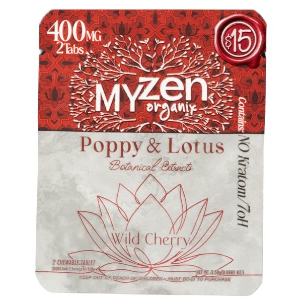 MyZen Organix Poppy & Lotus 2pk - Wild Cherry MyZen Organix Poppy & Lotus 2pk - Wild Cherry