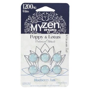 MyZen Organix Poppy & Lotus 6pk - Blueberry Jam
