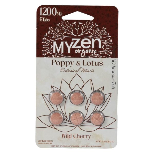 MyZen Organix Poppy & Lotus 6pk - Wild Cherry