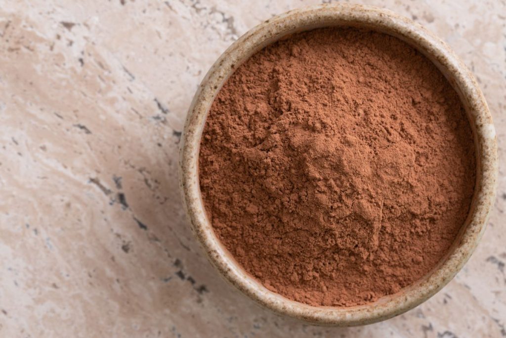 Akuamma seed extract kept in a bowl.