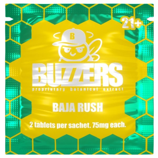 Buzzers Proprietary Botanical Extracts 150mg 2ct - Baja Rush Buzzers Proprietary Botanical Extracts 150mg 2ct - Baja Rush