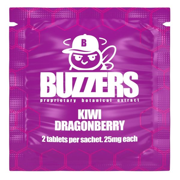 Buzzers Proprietary Botanical Extracts 50mg 2ct - Kiwi Dragonberry Buzzers Proprietary Botanical Extracts 50mg 2ct - Kiwi Dragonberry