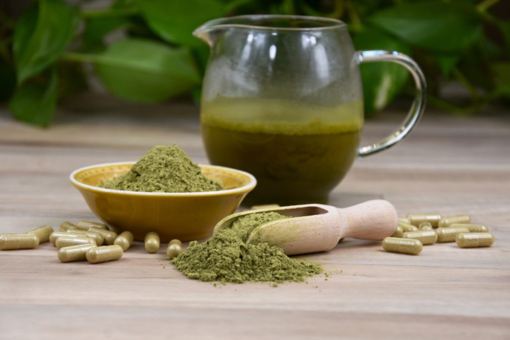 Kanna powder, capsules, and drinks for therapeutic use