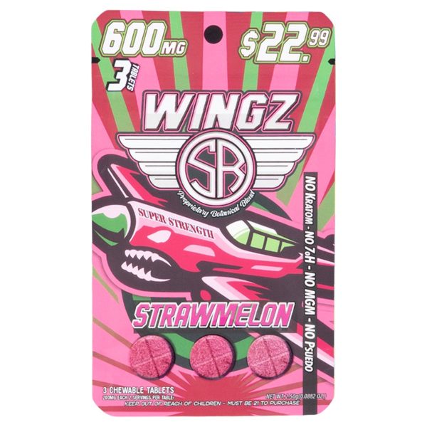 Wingz-600mg-Super-Strength-Botanical-Blend-3pk-Tablets-Strawmelon Wingz-600mg-Super-Strength-Botanical-Blend-3pk-Tablets-Strawmelon