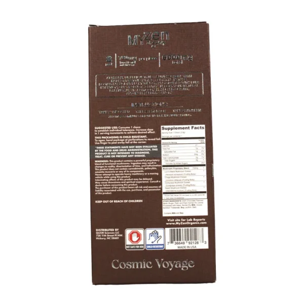 Dark Choco Cosmic Voyage Product Back side Image Dark Choco Cosmic Voyage Product Back side Image