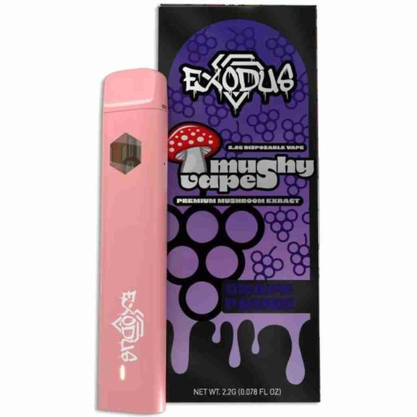 Exodus mushy vapes disposable 2.2g - grape punch Exodus mushy vapes disposable 2.2g - grape punch