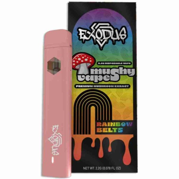 Exodus mushy vapes disposable 2.2g rainbow belts Exodus mushy vapes disposable 2.2g rainbow belts