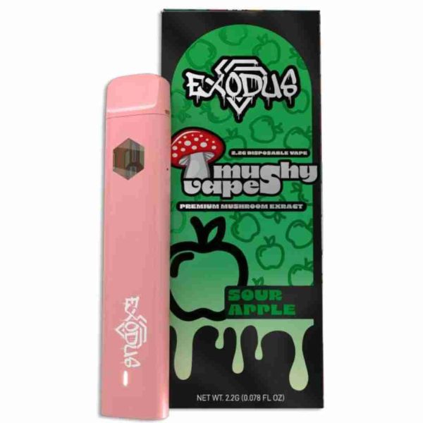 Exodus mushy vapes disposable 2.2g sour apple Exodus mushy vapes disposable 2.2g sour apple