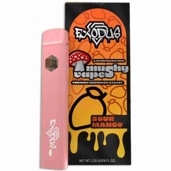Exodus mushy vapes disposable 2.2g sour mango Exodus mushy vapes disposable 2.2g sour mango