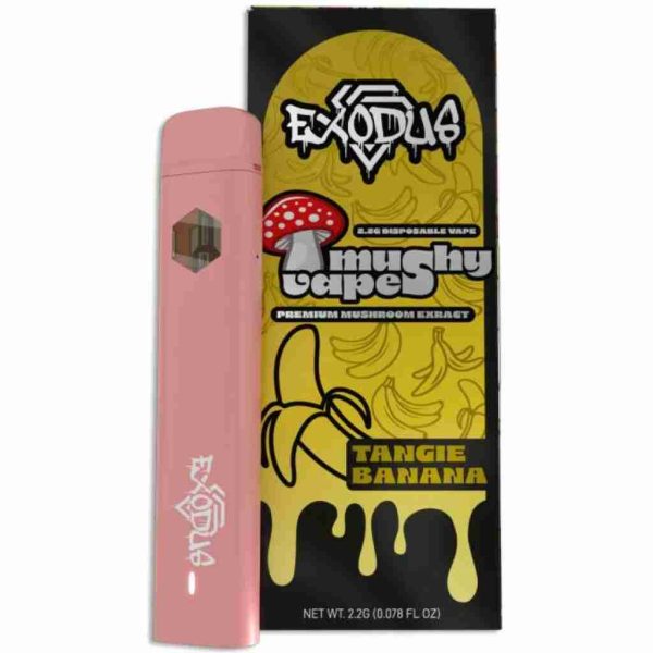 Exodus mushy vapes disposable 2.2g tangie banana Exodus mushy vapes disposable 2.2g tangie banana