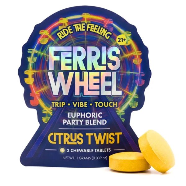 Ferris Wheel Kanna Party Tablets 2pc - Citrus Twist Ferris Wheel Kanna Party Tablets 2pc - Citrus Twist