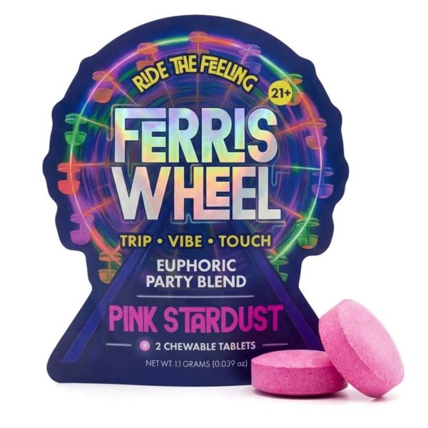 Ferris Wheel Kanna Party Tablets 2pc - Pink Stardust Ferris Wheel Kanna Party Tablets 2pc - Pink Stardust