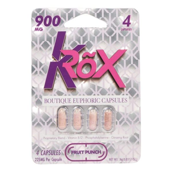 Krox Boutique Euphoric Capsules 4ct - FruitPunch Krox Boutique Euphoric Capsules 4ct - FruitPunch