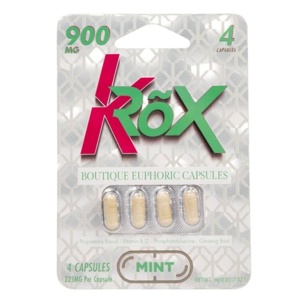Krox Boutique Euphoric Capsules 4ct - Mint Krox Boutique Euphoric Capsules 4ct - Mint