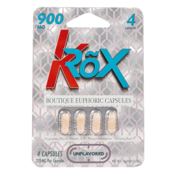 Krox Boutique Euphoric Capsules 4ct - Unflavored Krox Boutique Euphoric Capsules 4ct - Unflavored