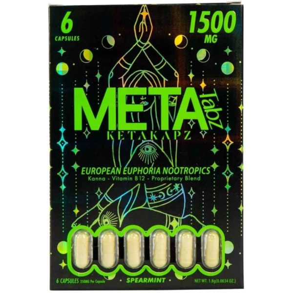 Meta Tabz KetaKapz Capsules 6pk - Spearmint Meta Tabz KetaKapz Capsules 6pk - Spearmint