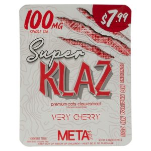 Meta Tabz Super KLAZ 1pk 100mg Tablet - Very Cherry