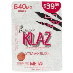 Meta Tabz Super KLAZ 8pk 640mg Tablet - Strawmelon