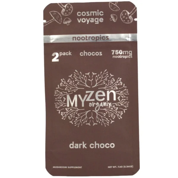 MyZen Organix Cosmic Voyage Nootropics Only Dark Choco 2pk MyZen Organix Cosmic Voyage Nootropics Only Dark Choco 2pk
