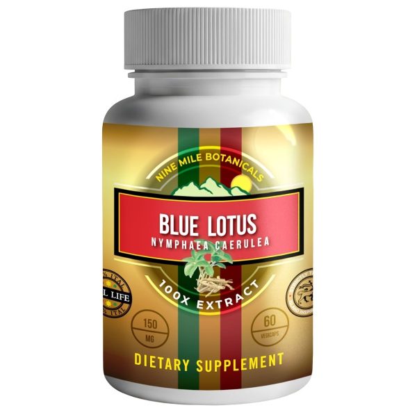 Nine Mile Botanicals Blue Lotus Extract 100-1 60 Capsules Nine Mile Botanicals Blue Lotus Extract 100-1 60 Capsules