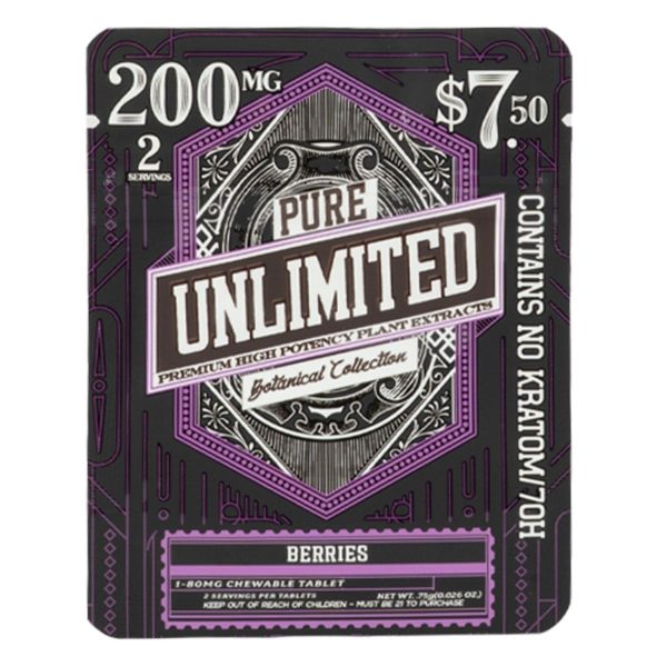 Pure Unlimited 200mg Botanical Collection 1pk Tablets - Berries Pure Unlimited 200mg Botanical Collection 1pk Tablets - Berries