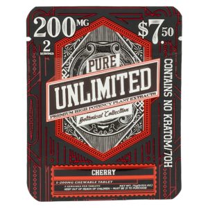 Pure Unlimited 200mg Botanical Collection 1pk Tablets - Cherry