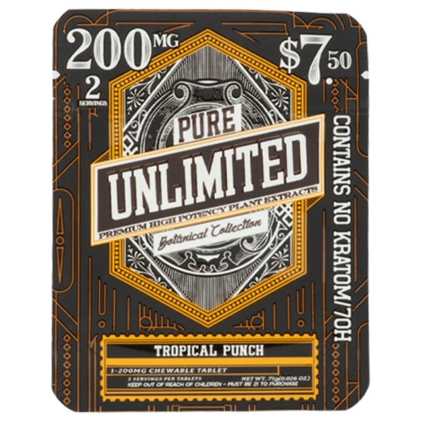 Pure Unlimited 200mg Botanical Collection 1pk Tablets - Tropical Punch Pure Unlimited 200mg Botanical Collection 1pk Tablets - Tropical Punch