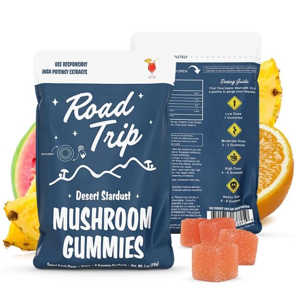 Road Trip Desert Stardust Mushroom Gummies 8pk - Sunset Punch Road Trip Desert Stardust Mushroom Gummies 8pk - Sunset Punch