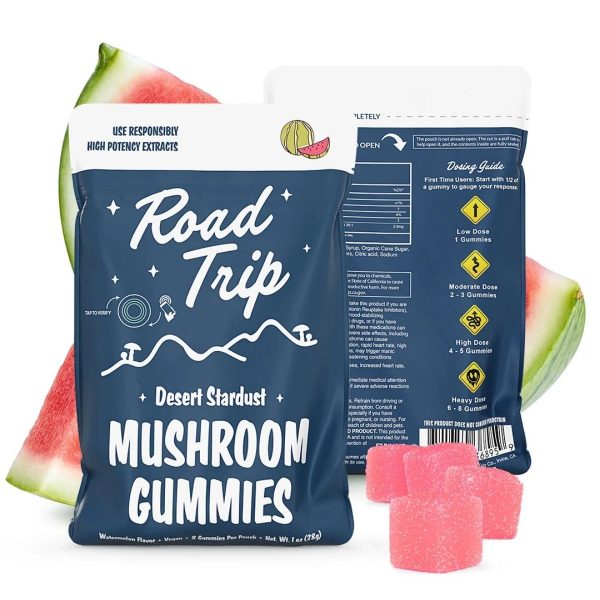 Road Trip Desert Stardust Mushroom Gummies 8pk - Watermelon Road Trip Desert Stardust Mushroom Gummies 8pk - Watermelon