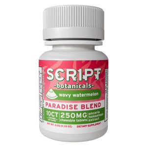 Script Botanicals Paradise Blend Cat's Claw Tablets 10pk 2500mg - Wavy Watermelon