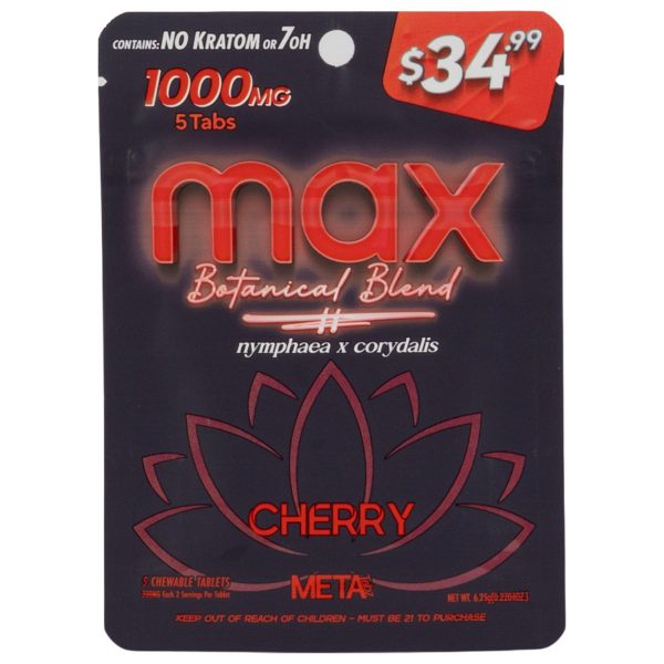 Cherry - Meta Tabz MAX Botanical Blend 5pk 1000mg Tablet Cherry - Meta Tabz MAX Botanical Blend 5pk 1000mg Tablet