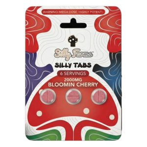 Silly farms Silly tabs Nootropic Mushroom tablets 3pc - Bloomin Cherry