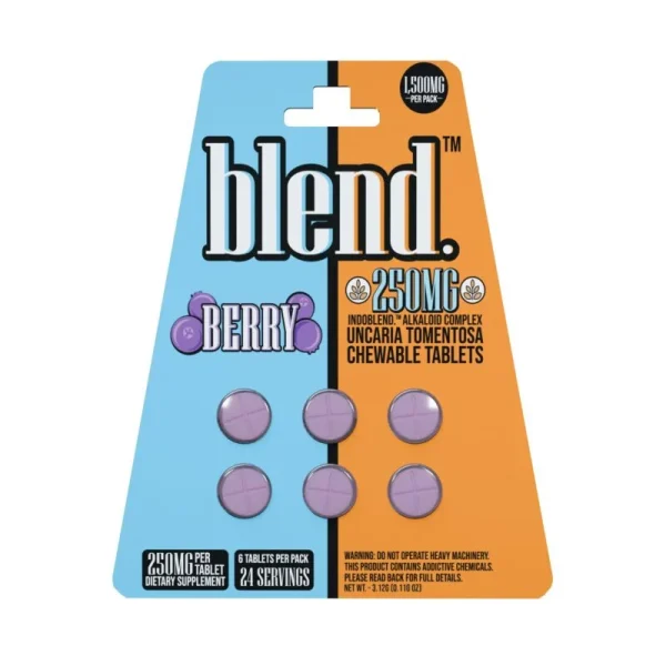 Blend Indoblend Botanical Extract Chewable Tablet 6pk 1500mg - Berry Blend Indoblend Botanical Extract Chewable Tablet 6pk 1500mg - Berry